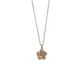 NEW CRYSTAL CHERRY BLOSSOM NECKLACE_CWAJE1257