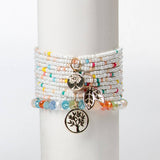 BOHEMIAN TREE OF LIFE FASHION WOMENS BRACELET_CWASC0694