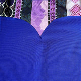 PRINTED BAT SLEEVE TEMPERAMENT HIGH WAIST DRESS_CWDMD3709