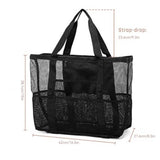 Large-Capacity Mesh Hand-Held Beach Bag