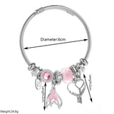 STAINLESS STEEL BRACELET WITH MERMAID TAIL HEART_CWMM8571