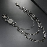 PUNK SKULL PENDANT MULTI LAYERED TROUSER CHAIN_CWMM4879