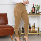 Womens High-Waisted Slim-Fit Casual Sweatpants