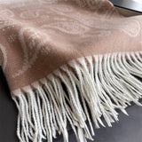 Autumn Winter Paisley Colorblock Tassel Scarf_Cwasc03274