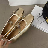 SWEET BOW MARY JANE BALLET LOW HEEL SHOES_CWSHF0144