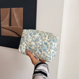 NEW FLORAL FABRIC LARGE CAPACITY COSMETIC BAG_CWAB4379