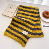 Chic Colorblock Wool Knit Scarf Cozy Shawl_Cwasc1450