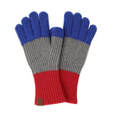 NEW WINTER LONG CONTRASTING TOUCH SCREEN GLOVES_CWAG0382