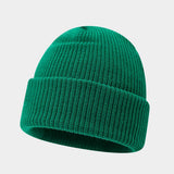 Vintage Knit Dome Skull Cap Warm Short Beanie Hat_Cwah04690