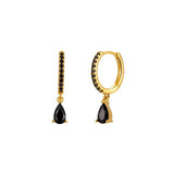 LIGHT LUXURY TEARDROP DIAMOND FRENCH EARRINGS_CWAJE1718