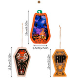 HALLOWEEN PUMPKIN PENDANT WITH LIGHT IN WOODEN BOX_CWMM1769