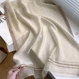 SILK BLEND SCARF FOR WOMEN LIGHTWEIGHT_CWASC0598