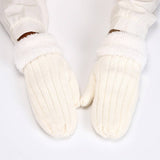 ADULT PLUS VELVET KNITTED WOOL FINGERLESS GLOVES_CWAG0256