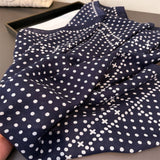 Minimalist Polka Herringbone Linen Feel Scarf_Cwasc03306
