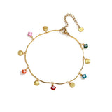 BEACH ANKLET WITH CHERRY SHELL STAR CHARMS_CWAJE4609