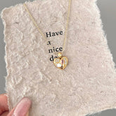 FASHIONABLE MERMAID DOUBLE LOVE NECKLACEP_CWAJE1261