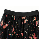 SEQUIN BUTTERFLY TULLE MIDI SKIRT_CWBMS0336