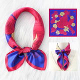 NEW FLORAL FLOWER SQUARE SCARF_CWASC1165