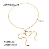 FASHIONABLE AND SIMPLE PULL OUT NECKLACE_CWAJE1380
