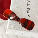 Chic Bow Acetate Hair Clip ? Side Bang Duckbill_Cwaha07277