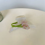 Cwaha1517_Calla Flowers With French Temperament Hair Clip