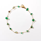 STAINLESS STEEL ANKLET WITH COLORFUL STONE BEADS_CWAJE4612