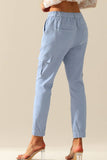 Women Narrow Legs Long Pants_Cwblp395