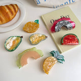 FRUIT ACETATE HAIR CLAW CLIP FOR WOMEN SUMMER SSCWAHA5788