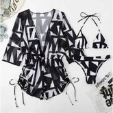 Tropical Print Sexy Bikini Set?Swimsuit For Womens_Cwmw0184