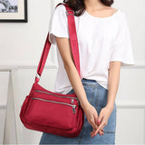 NYLON OXFORD CANVAS SHOULDER CROSSBODY BAG_CWASC1756