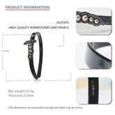 RETRO HIGH END ACETATE PEA POD HEADBAND_CWAHA4345