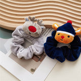 CHRISTMAS CUTE CARTOON HAIR SCRUNCHIES_CWAHA1956