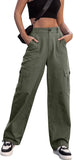 Stylish Multi-Pocket Cargo Straight Leg Pants