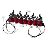 HALLOWEEN WITCH ROSE CROWN_CWMM0225