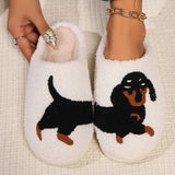 HALLOWEEN CARTOON PATTERN WARM COTTON SLIPPERS_CWSHS0848