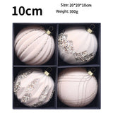 Glitter Flannel Christmas Ball Ornament Set_Cwmm9982