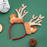 CHRISTMAS DEER ANTLER HEADBAND WITH EARS_CWAHA2738
