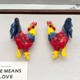 ROOSTER ACETATE SHARK HAIR CLAW CLIP FOR WOMEN_CWAHA5768