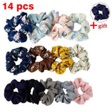 CHIFFON FABRIC HAIRBAND HAIR ACCESSORIES HAIR TIE_CWAHA4158