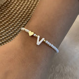 26-Letter Shell Beaded Bracelet_Cwaje4942
