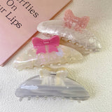 COLORBLOCK BOW ACETATE HAIR CLAW SWEET CHIC CLIP_CWAHA1341