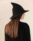 Halloween Character Wool Wizard Hat With Big Brim