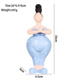 EUROPEAN YOGA GIRL RESIN DESK ORNAMENT_CWMM9882