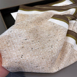 Fresh Herringbone Textured Satin Scarf_Cwasc03314