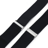 3 5CM BLACK SOLID COLOR SUSPENDER CLIP_CWMM1102