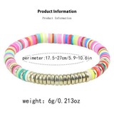 MULTILAYER ELASTIC LETTER BEAD BRACELETS SET_CWAJE0711