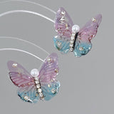 COLORFUL OIL PAINTING PEARL BUTTERFLY EARRINGS_CWAJE2043