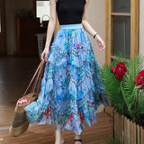 LAYERING TULLE SKIRTS WITH FLORAL PRINTS_CWBLS0400