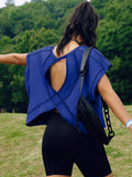 Womens Back Sports Yoga Top
