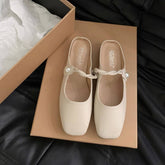 SILVER OPEN TOE SLIP ON FLAT SANDALS FOR WOMEN_CWSHF0064